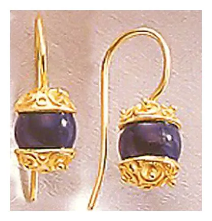 14k Volga Lapis Earrings