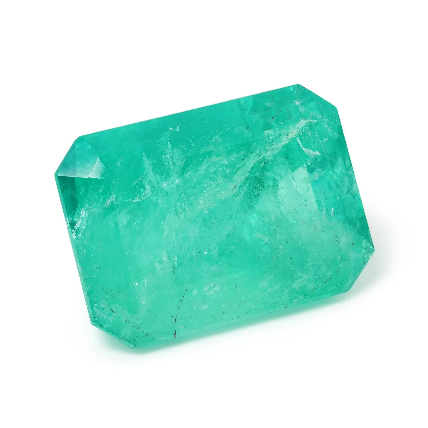 24.70 Carat EGL USA Certified Loose Natural Colombian Emerald