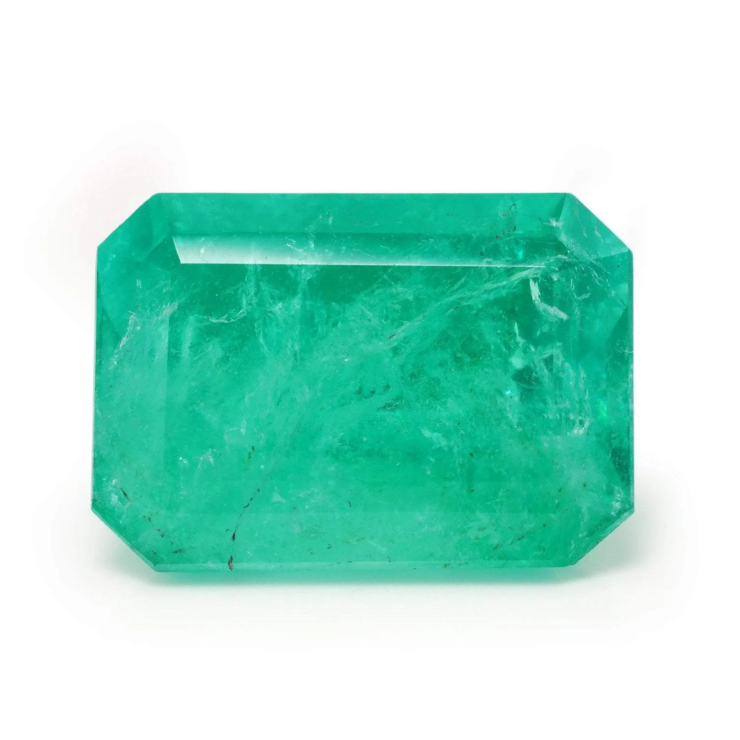 24.70 Carat EGL USA Certified Loose Natural Colombian Emerald