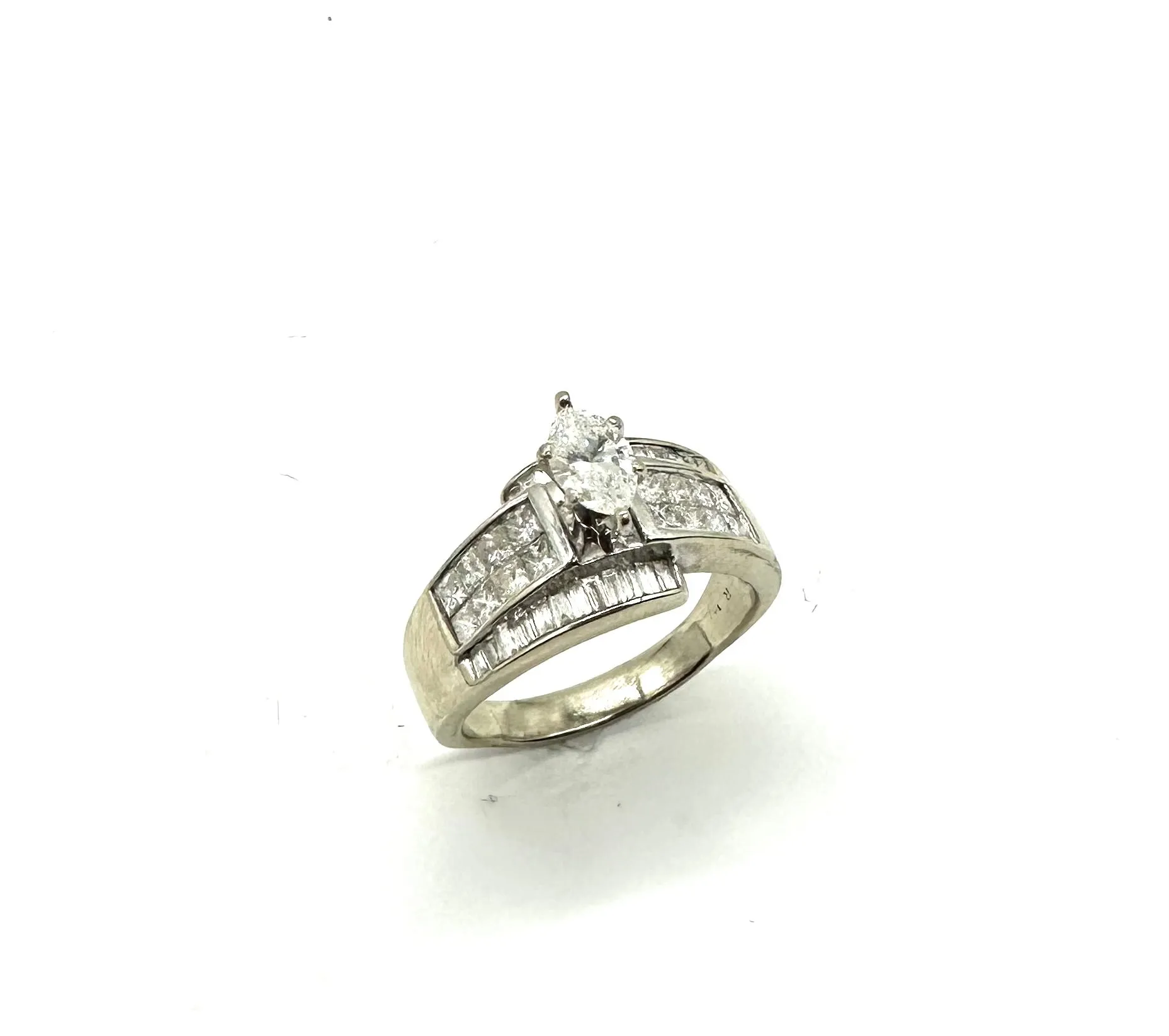 3 CTW Marquise Diamond Ring