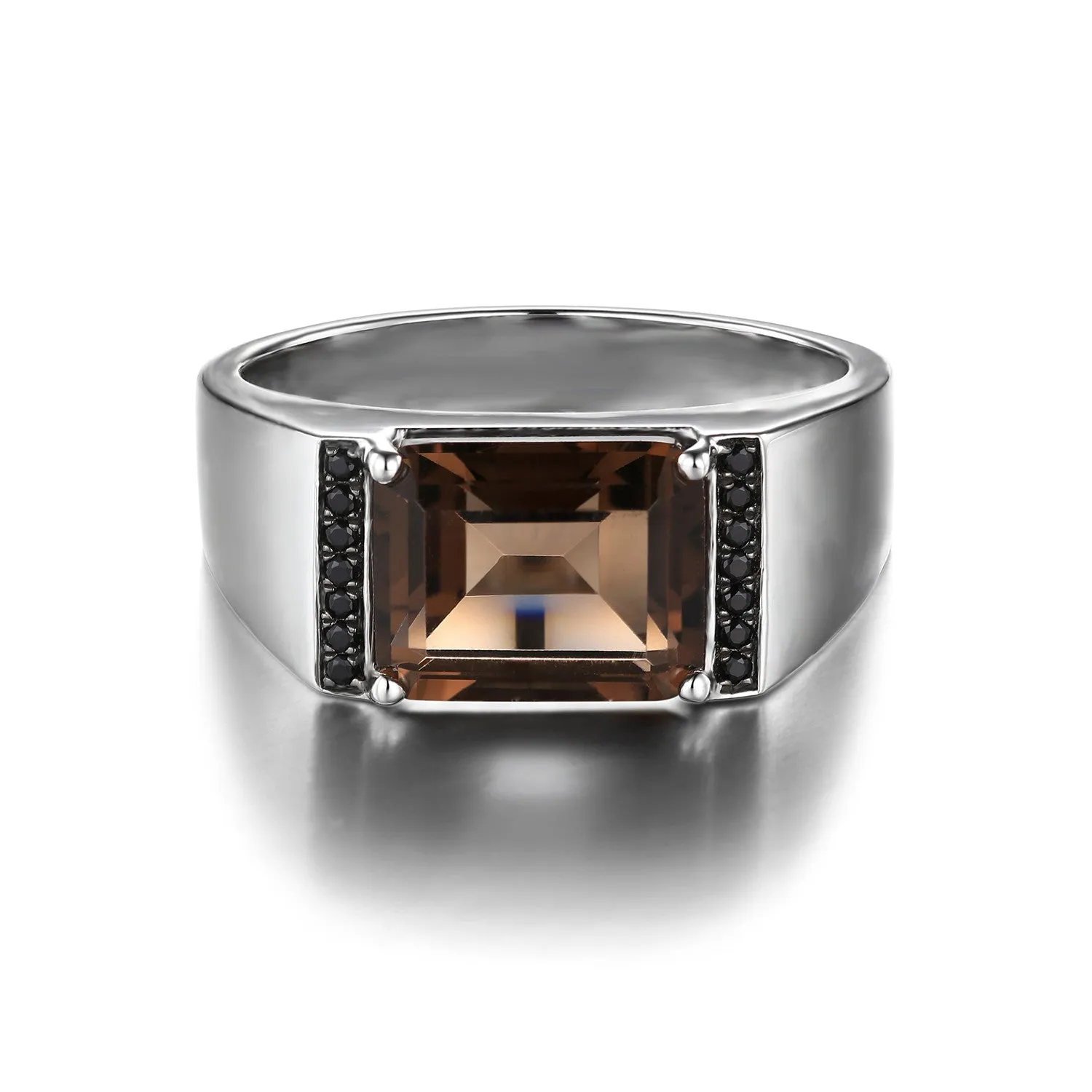 4 Carat Smokey Quartz Ring