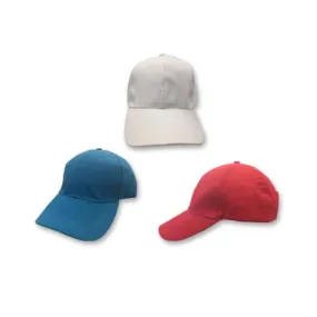 6-Panel Cotton Baseball Cap with velcro