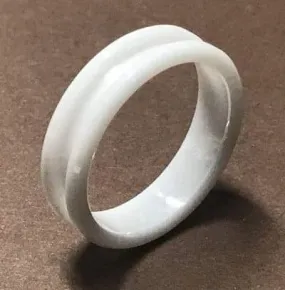 6mm Inlay White Ceramic Ring Core