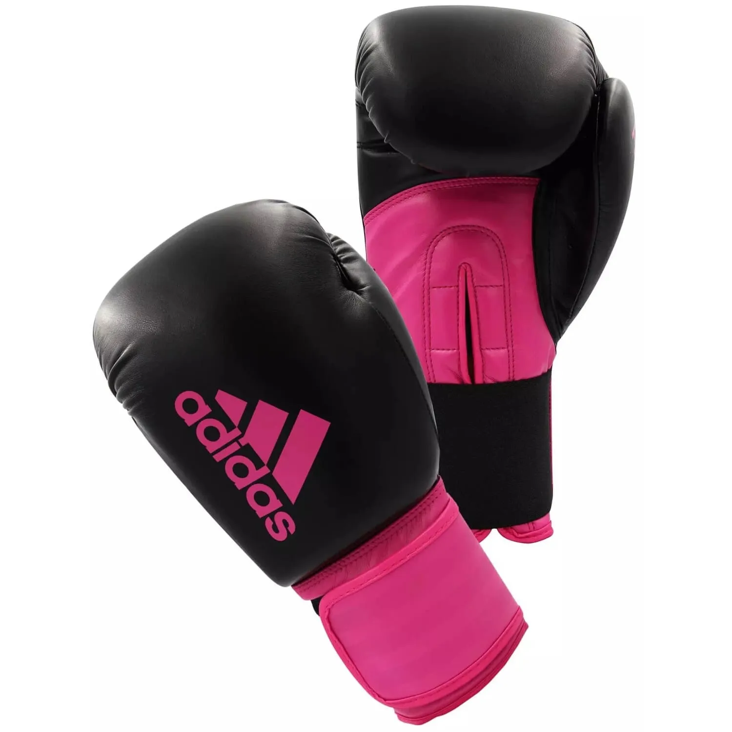 adidas Hybrid 100 Womens Boxing Gloves Black & Pink