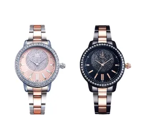 Affordable Luxury Fashion Diamond-Embedded Waterproof Steel Strap Women's Watch European and American Style Women's Watch