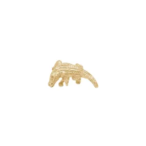 Alligator Threaded Flat Back Earring | .9GMS | Single