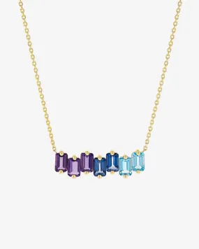 Ann Blue Ombre Bar Pendant