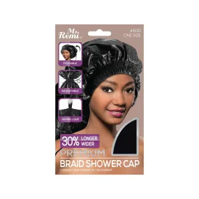 ANNIE Max Jumbo Braid Shower Cap [Black] #03530