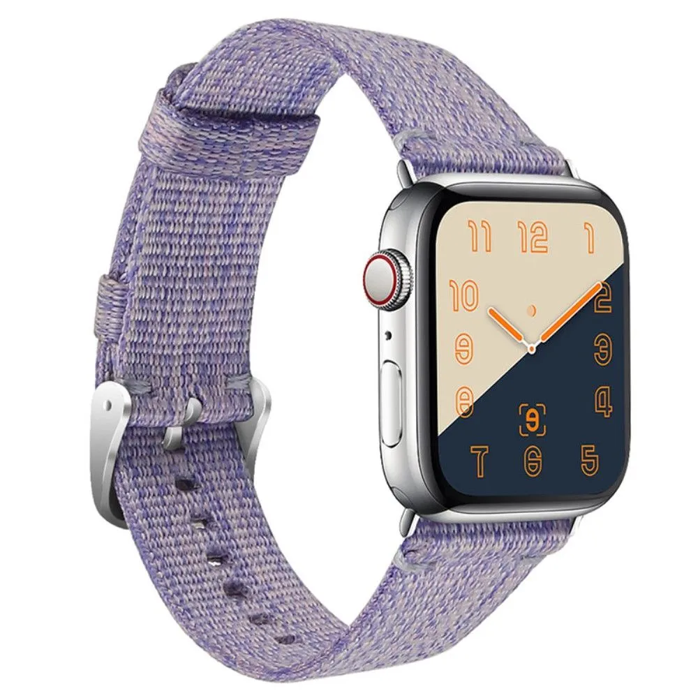 Apple Watch (41mm) simple nylon watch strap - Purple