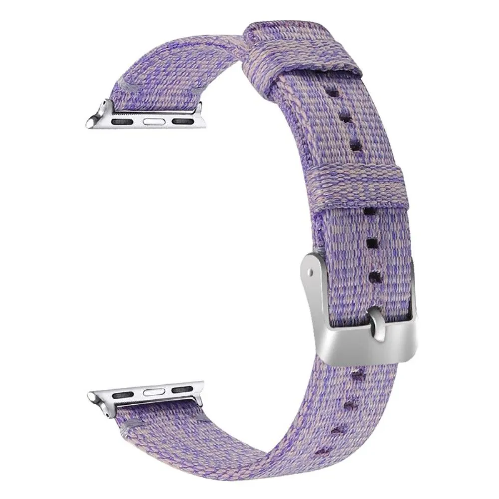 Apple Watch (41mm) simple nylon watch strap - Purple