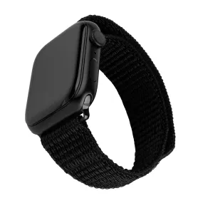 Apple Watch (42/44/SE/45/46/49mm) Fixed Nylon Rem - Sort