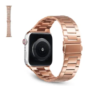 Apple Watch 42mm - 44mm ultra thin stainless steel watch strap - Rose Gold