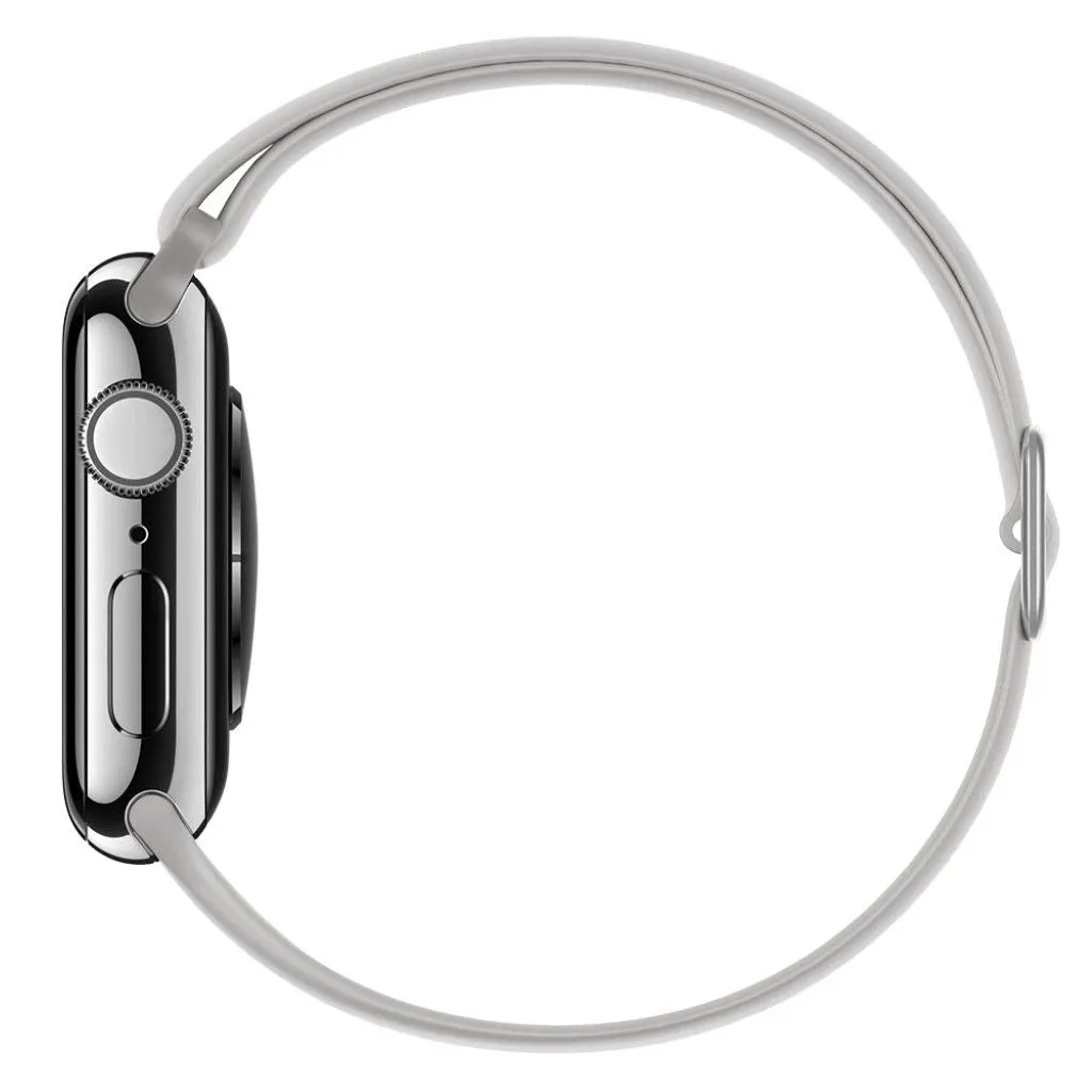 Apple Watch 44mm elastic silicone watch strap - Grey