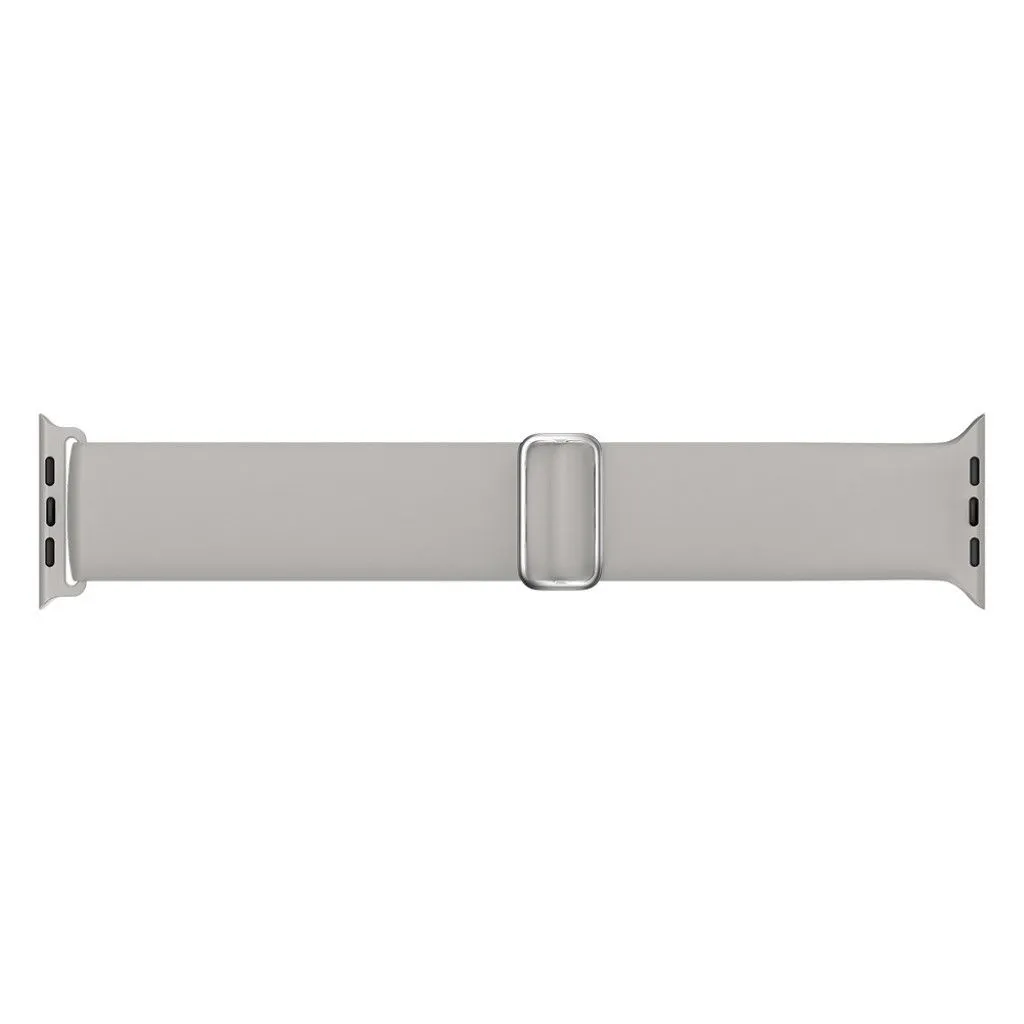 Apple Watch 44mm elastic silicone watch strap - Grey