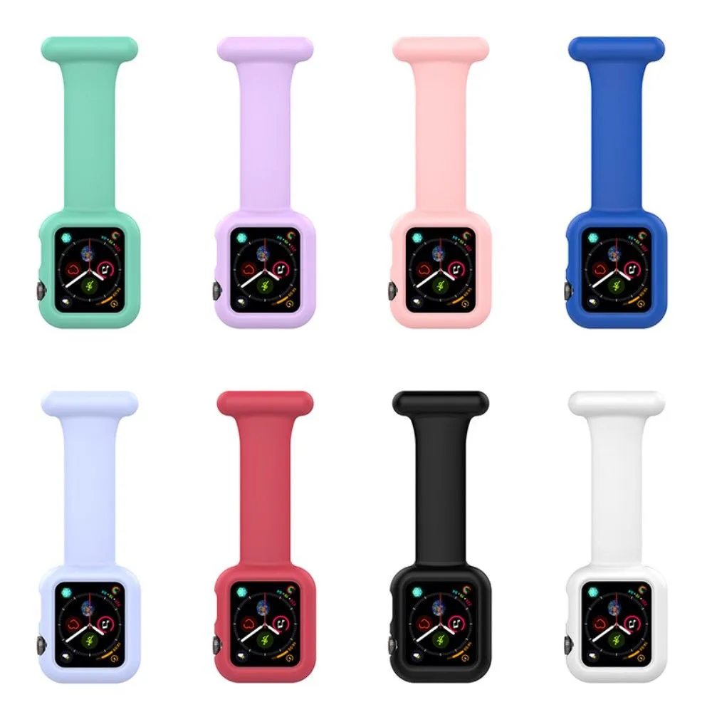 Apple Watch (45mm) doctor nurse silicone watch strap - Baby Blue