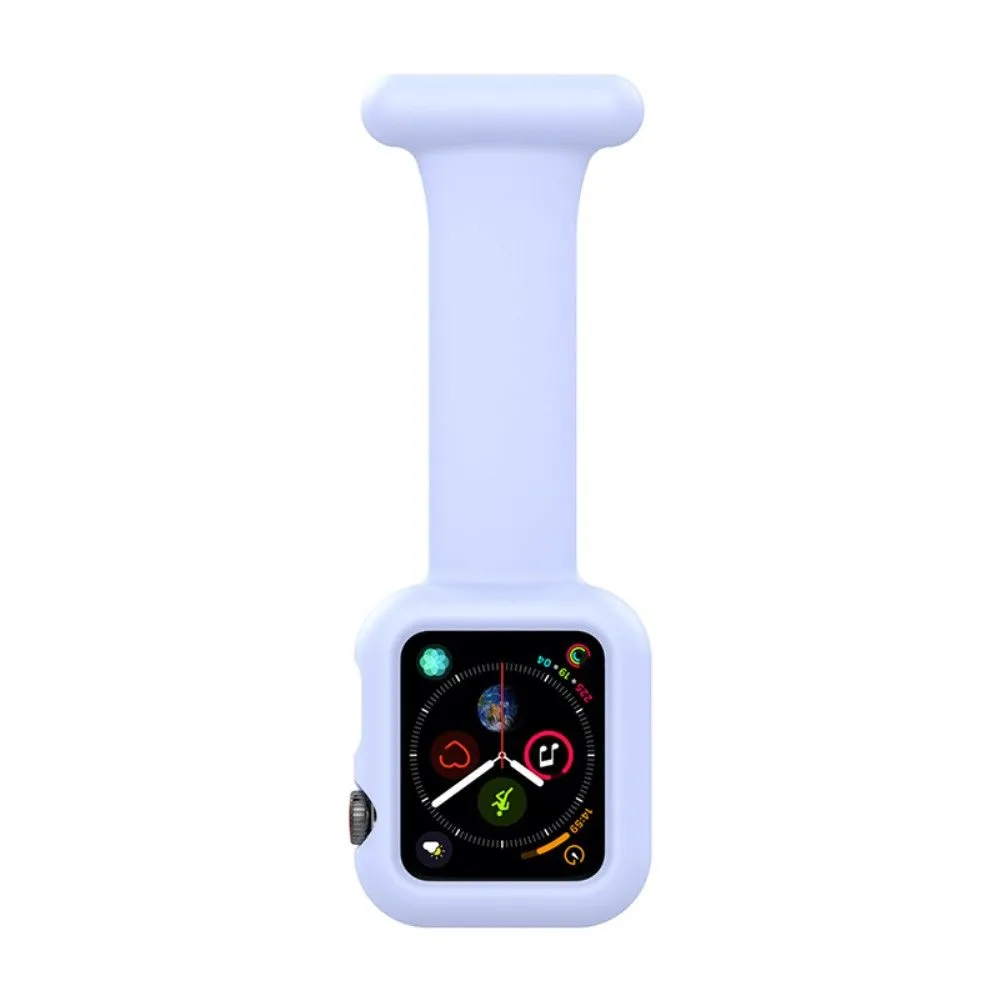 Apple Watch (45mm) doctor nurse silicone watch strap - Baby Blue