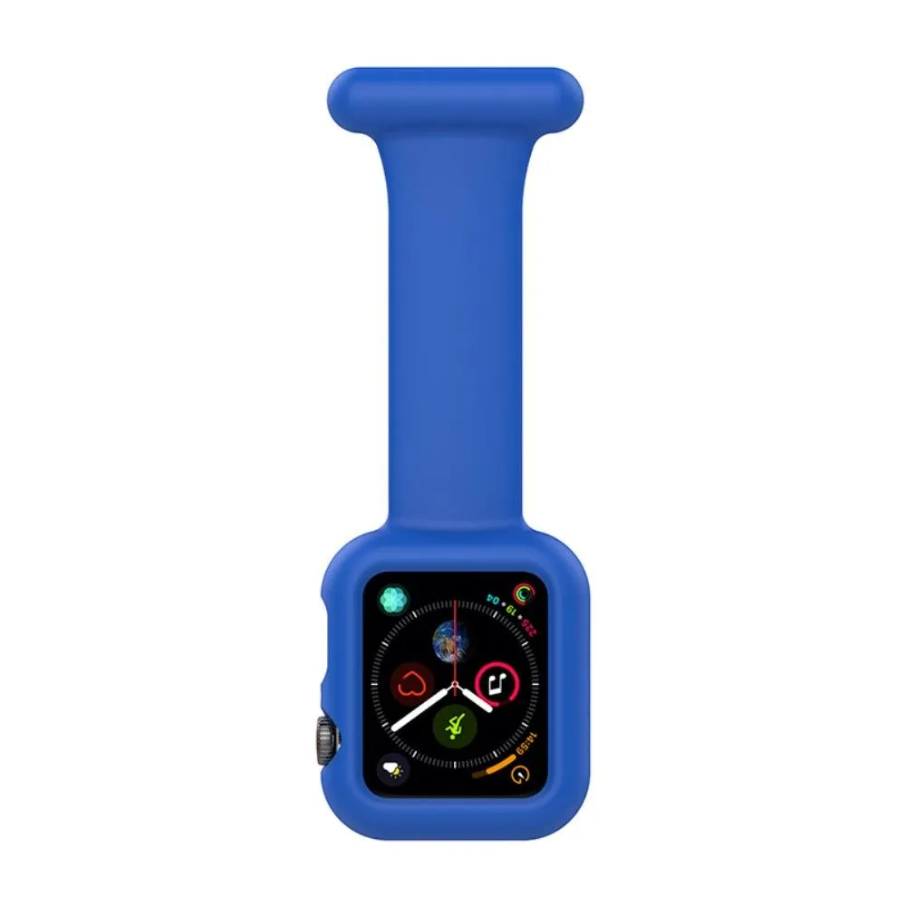 Apple Watch (45mm) doctor nurse silicone watch strap - Blue