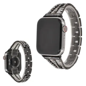 Apple Watch Series 5 44mm rhinestone watch band - Black