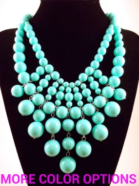 Bauble Bib Statement Necklace-2 BRAND NEW COLORS