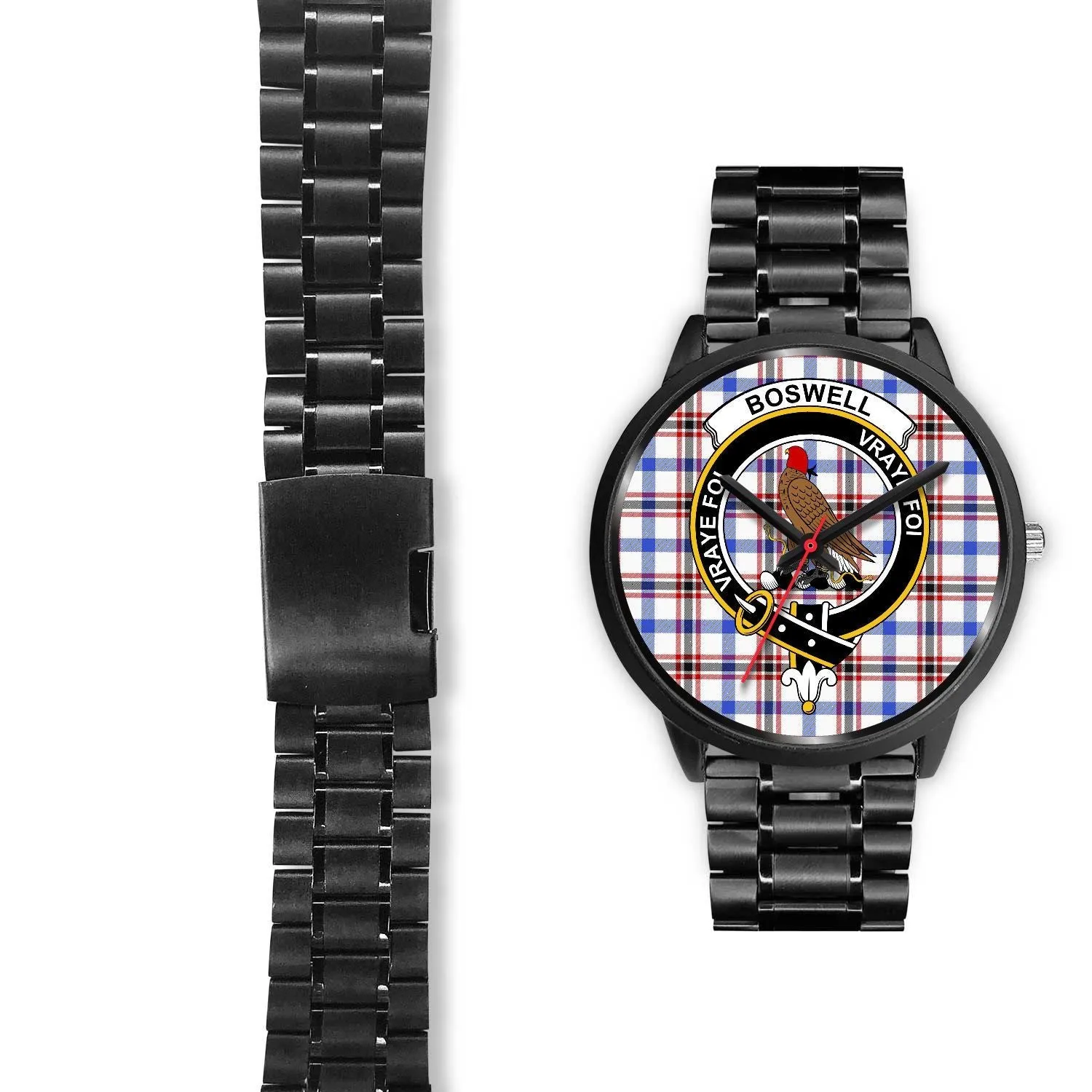 Boswell Modern Clan Badge Tartan Black Watch