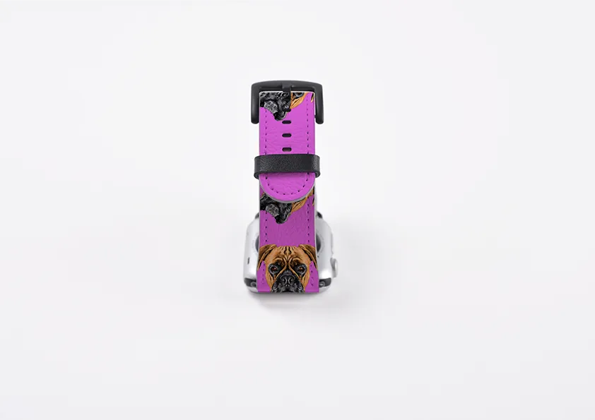 Boxer Mell Purple Apple Watch Strap