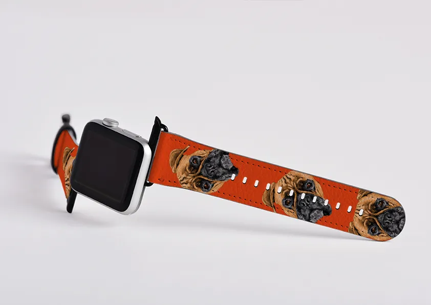 Boxer Orange Apple Watch Strap