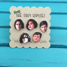 Breakfast Club Cast Inspired Stud Earrings