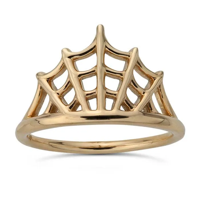 Bronze SPIDER WEB Ring