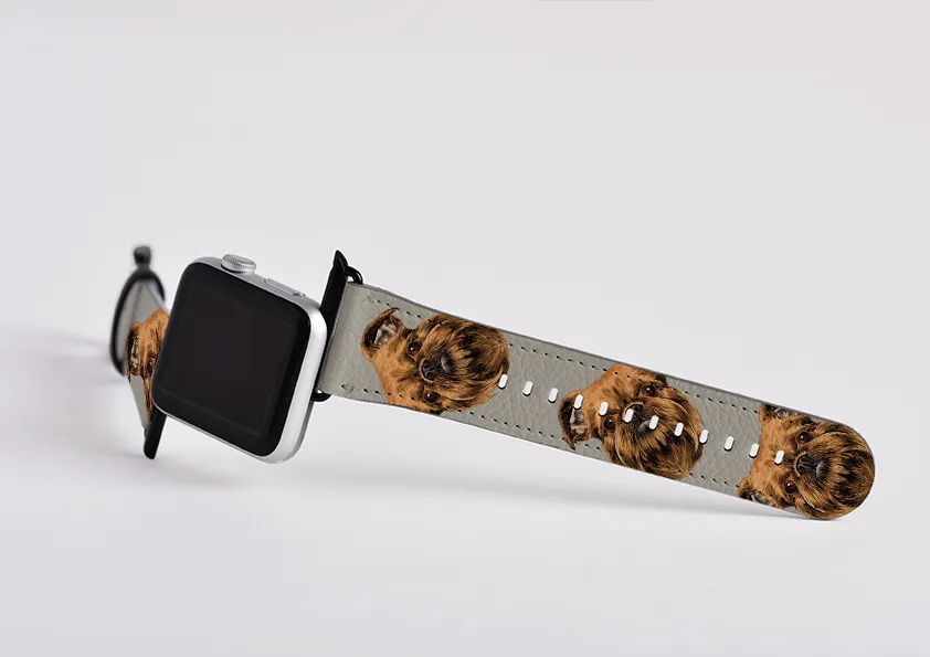 Brussels Griffon Grey Apple Watch Strap