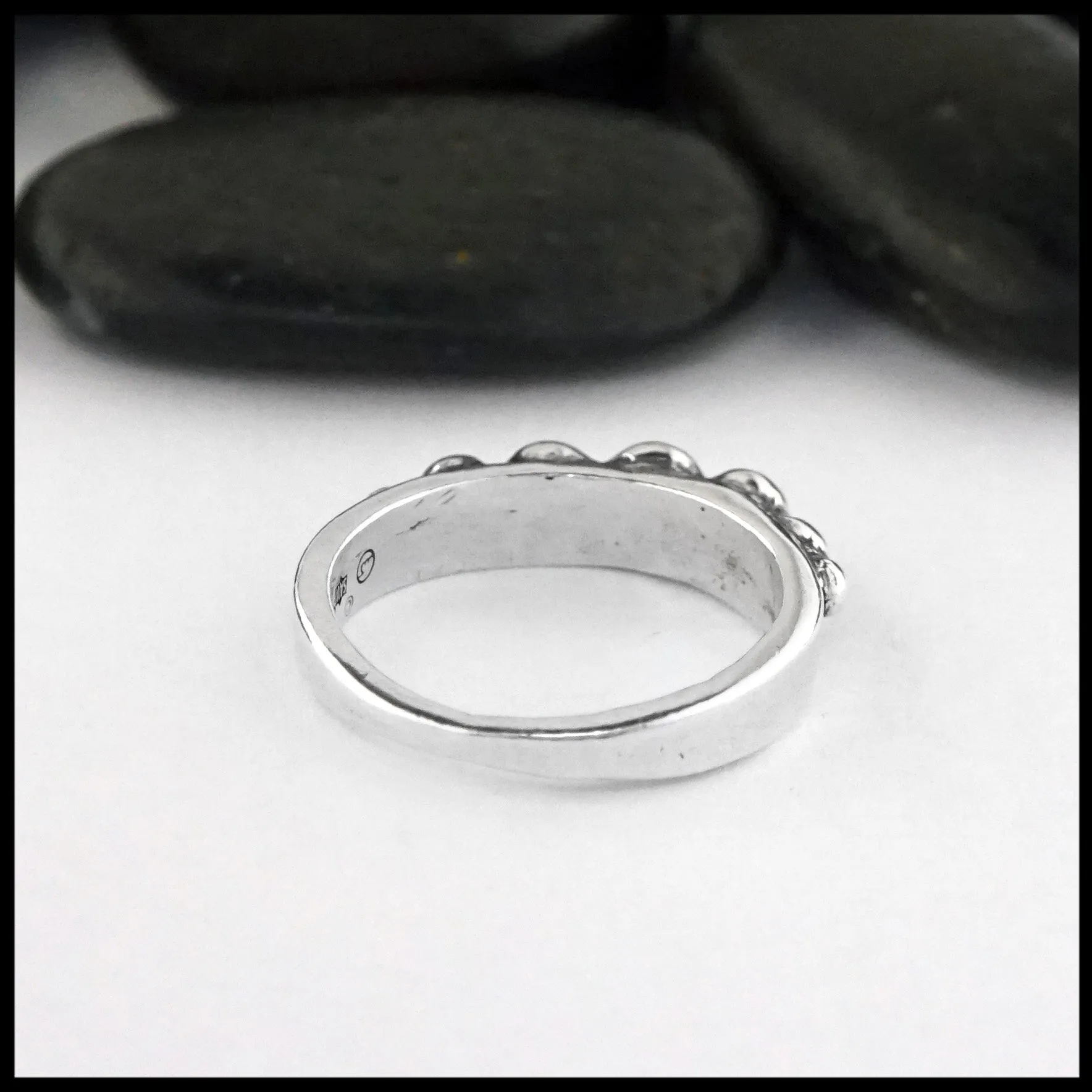 Bubble Ring in Silver