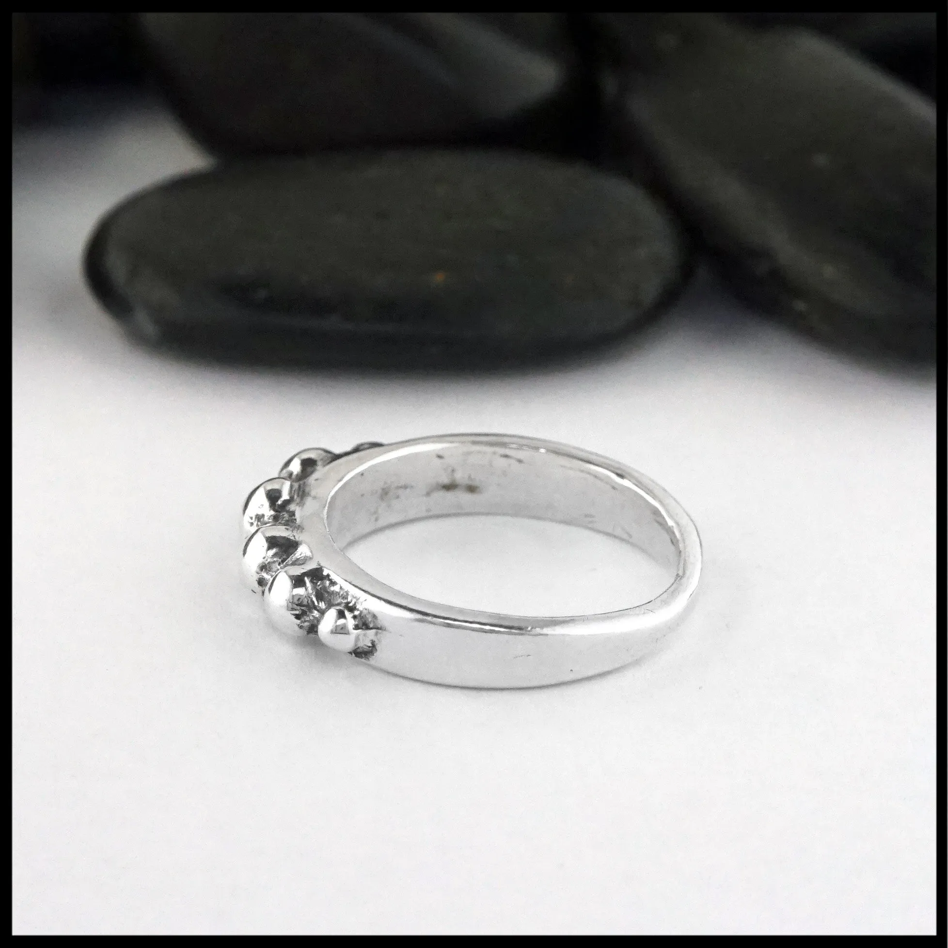 Bubble Ring in Silver