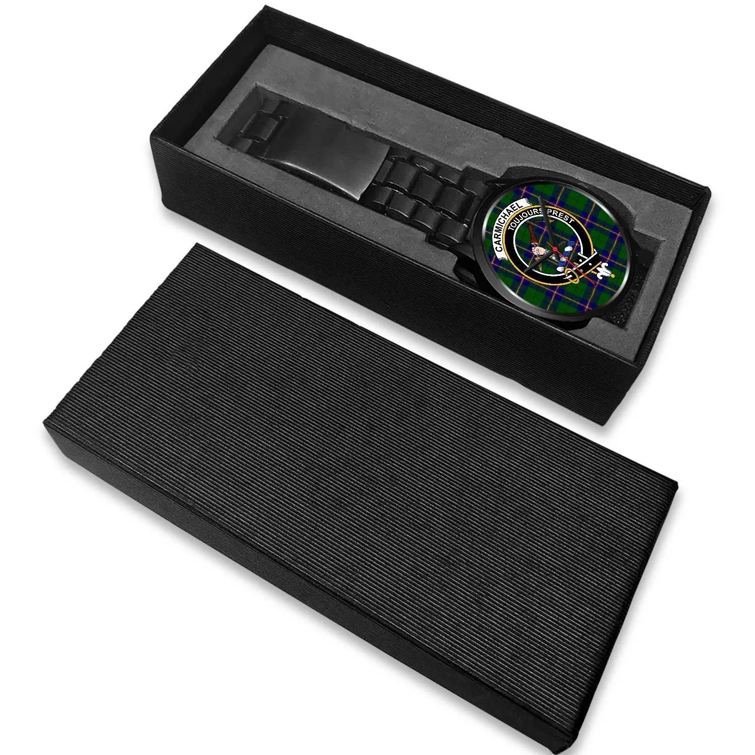 Carmichael Modern Clan Badge Tartan Black Watch