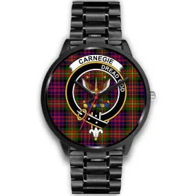 Carnegie Clan Badge Tartan Black Watch