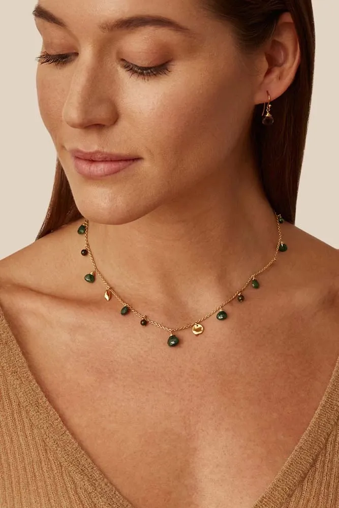 Chan Luu Emerald Kenya Charm Necklace