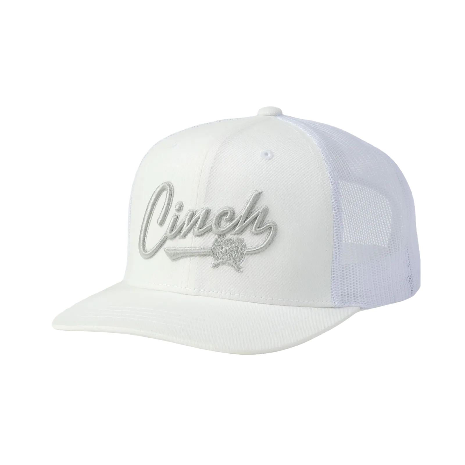 Cinch White Logo Trucker Cap