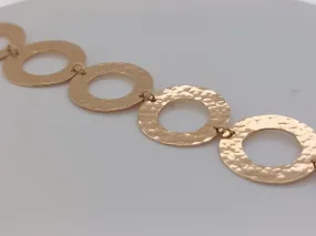 Circle Textured Bracelet