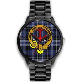 Clark Clan Badge Tartan Black Watch