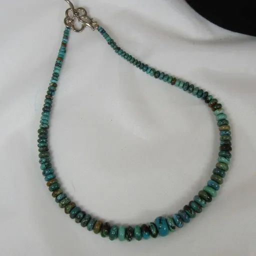 Classic Southwestern Turquoise Beaded  Necklace