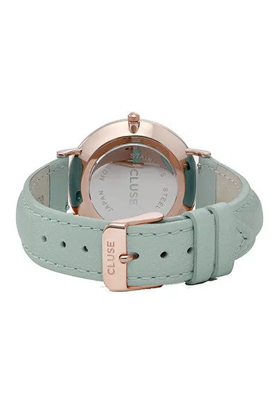 Cluse La BohíÂme Rose Gold White/Mint Watch