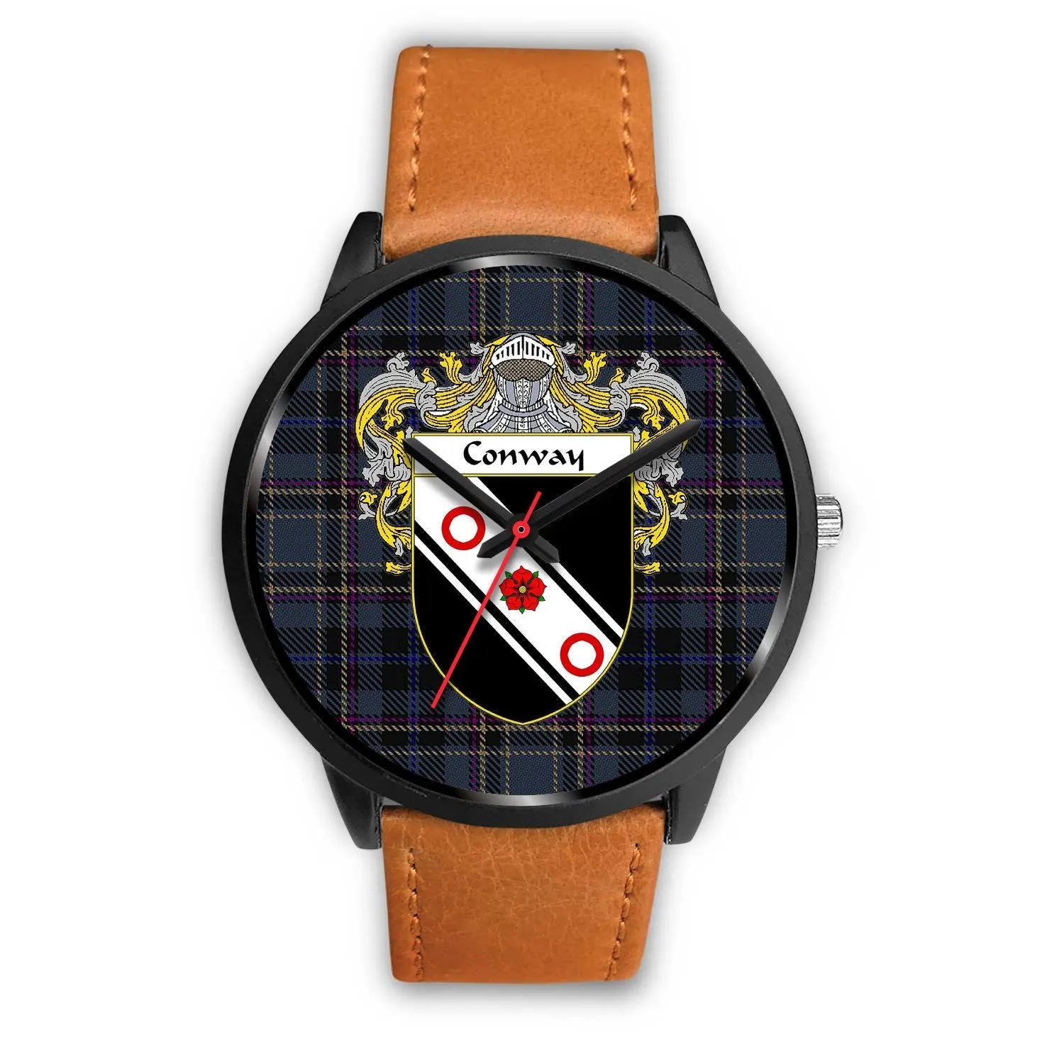 Conway Clan Badge Tartan Black Watch