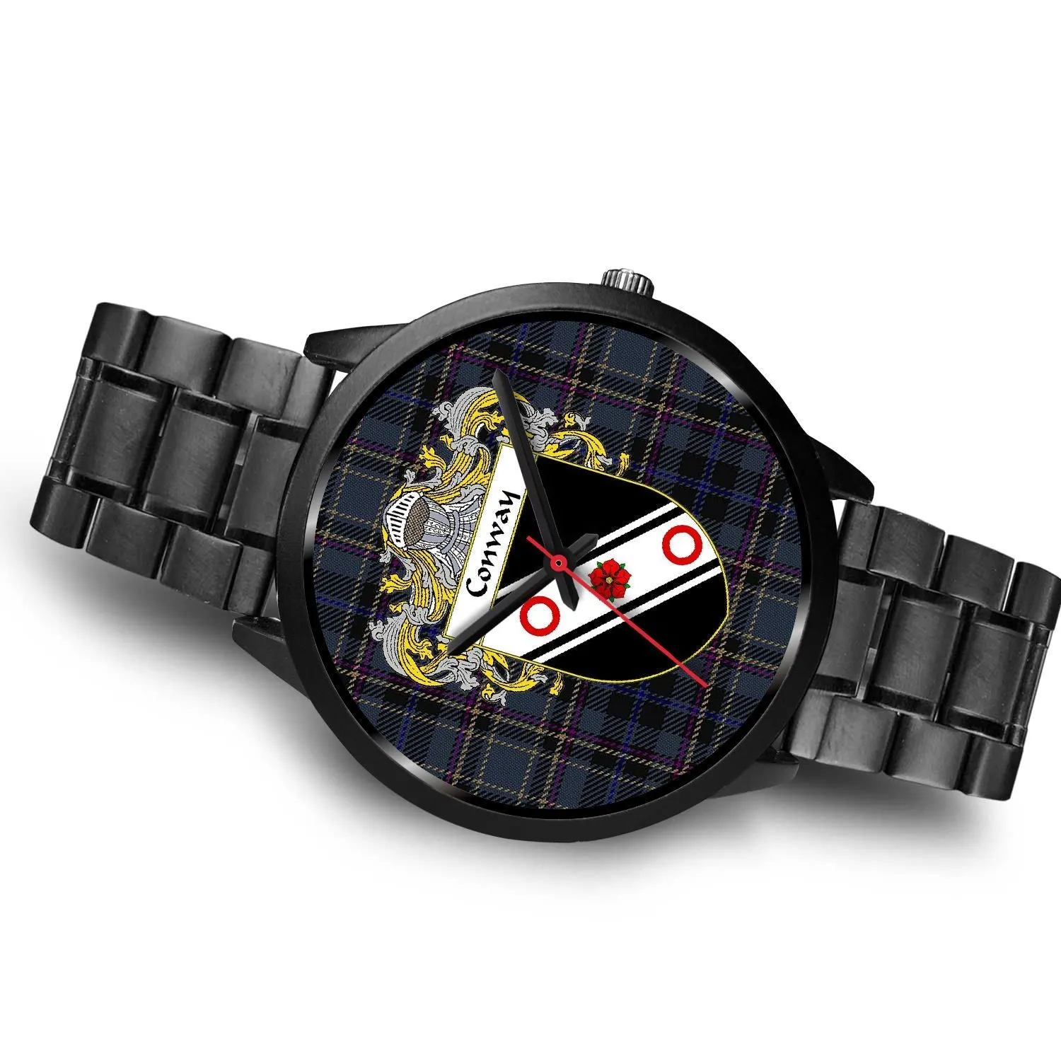 Conway Clan Badge Tartan Black Watch