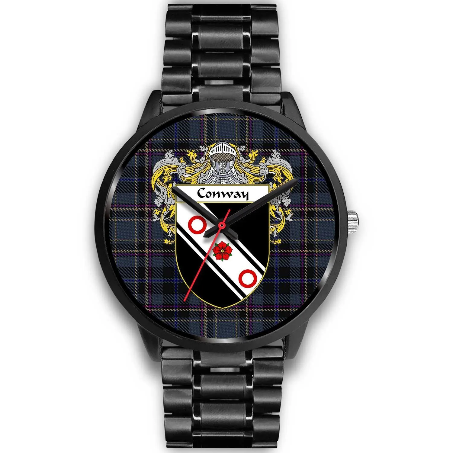 Conway Clan Badge Tartan Black Watch