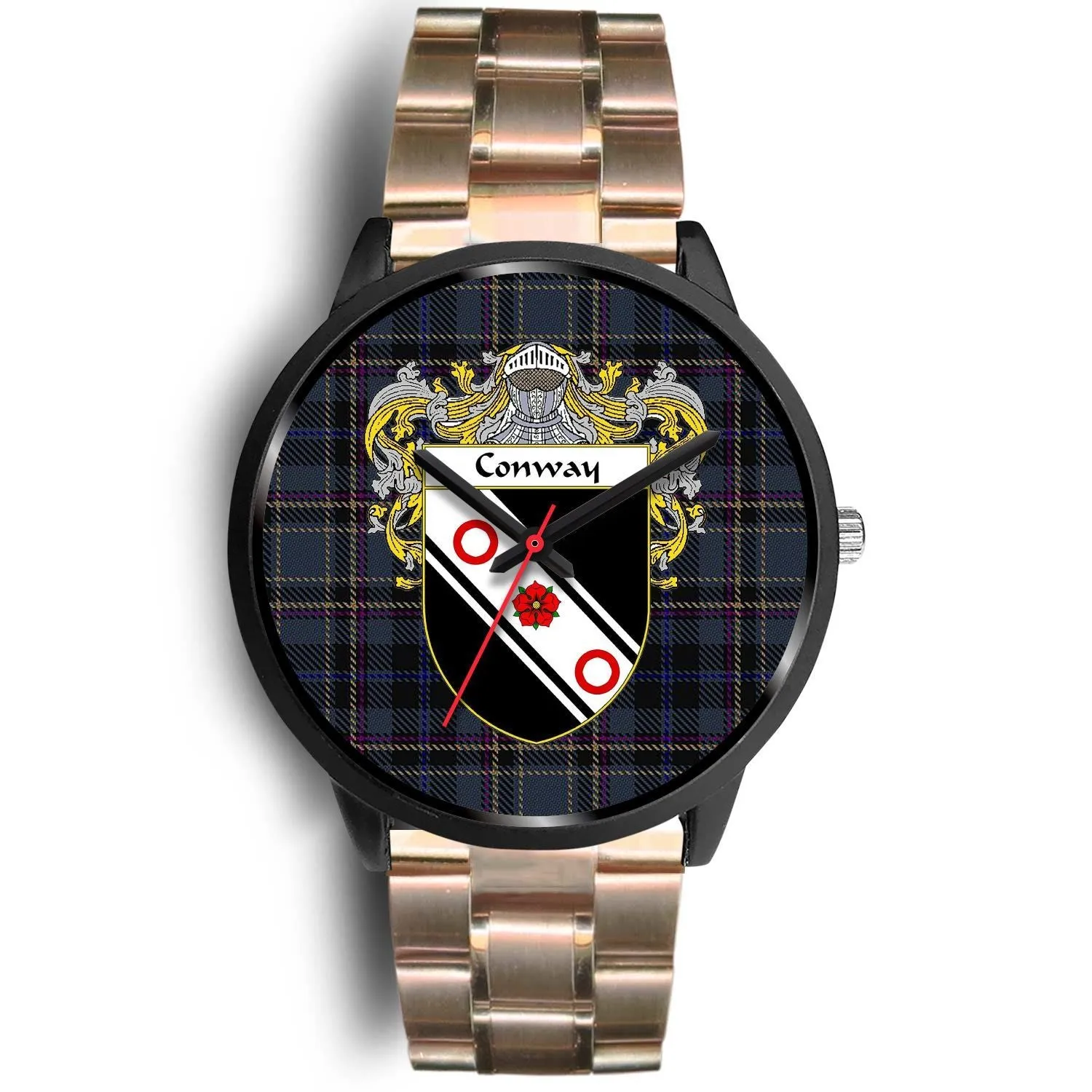 Conway Clan Badge Tartan Black Watch