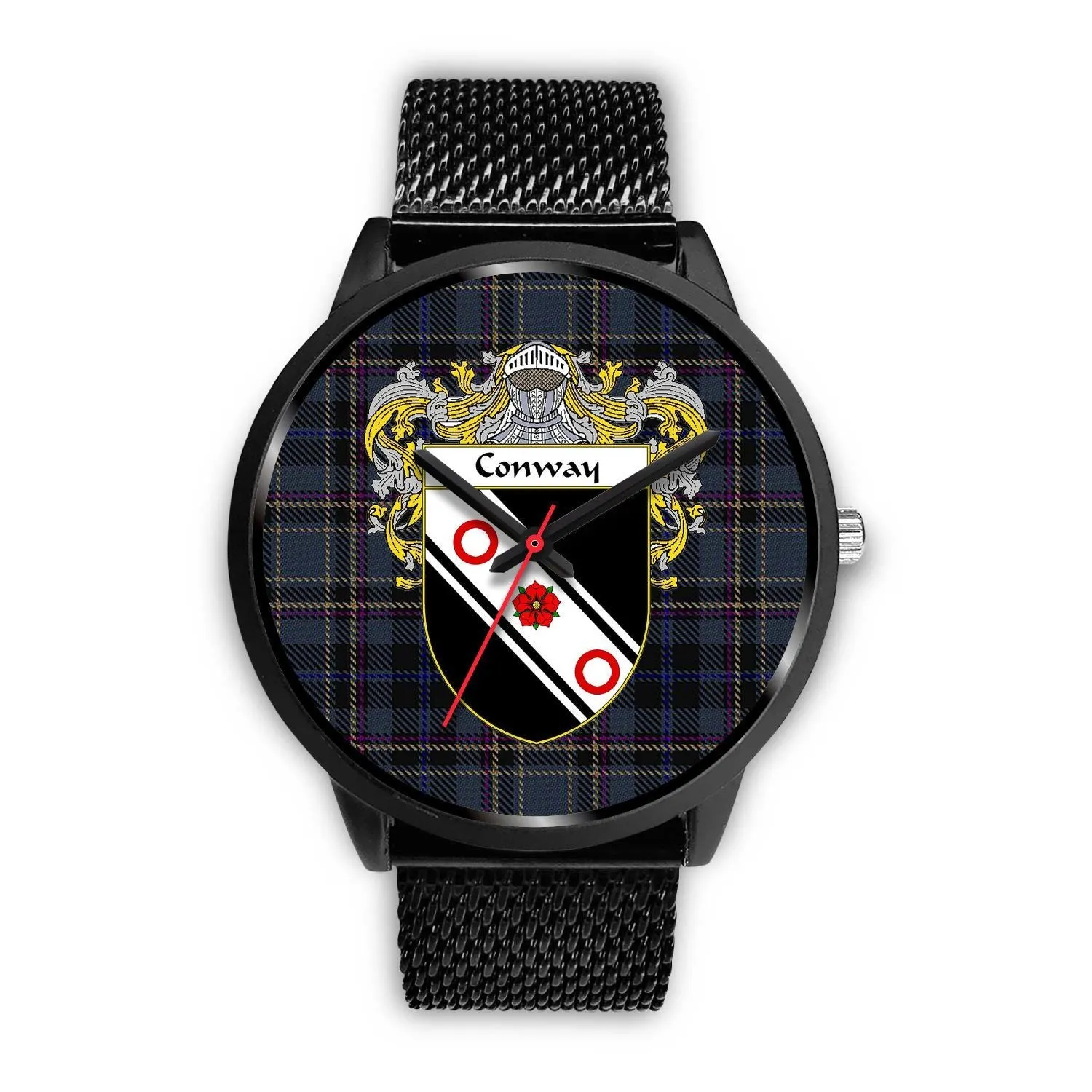 Conway Clan Badge Tartan Black Watch