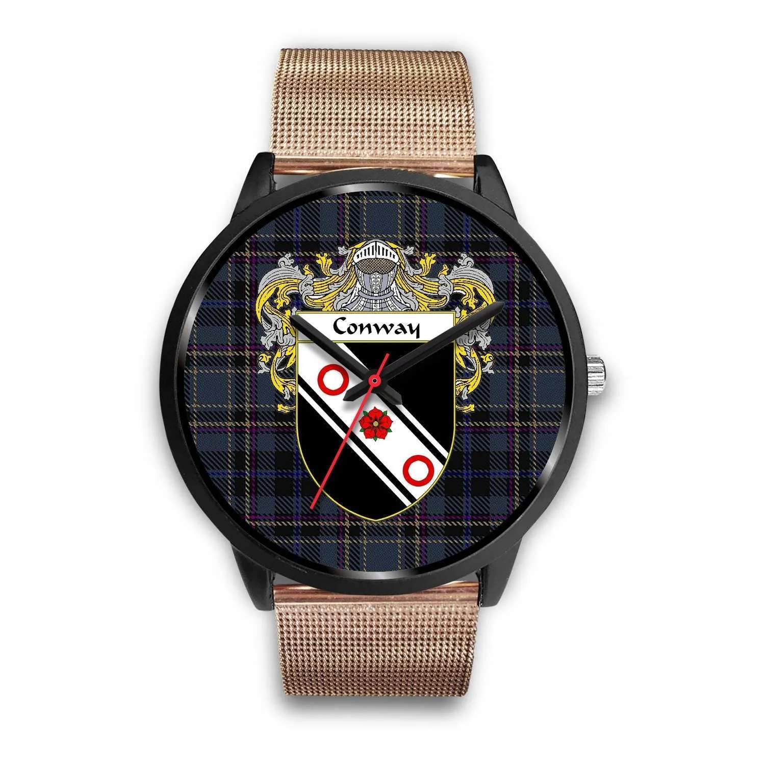 Conway Clan Badge Tartan Black Watch