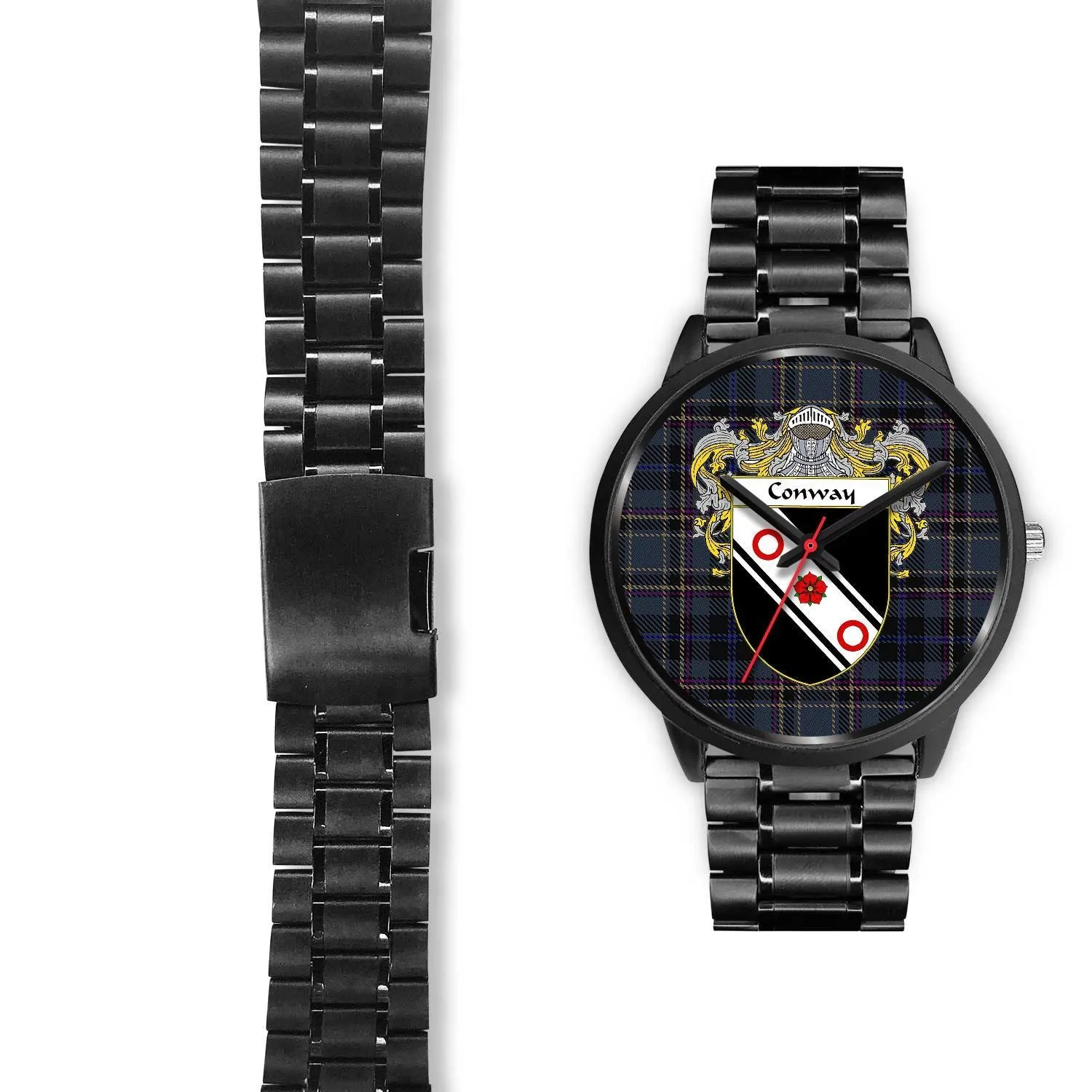 Conway Clan Badge Tartan Black Watch