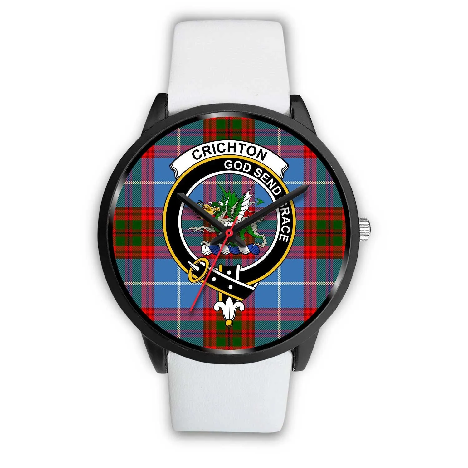 Crichton District Clan Badge Tartan Black Watch