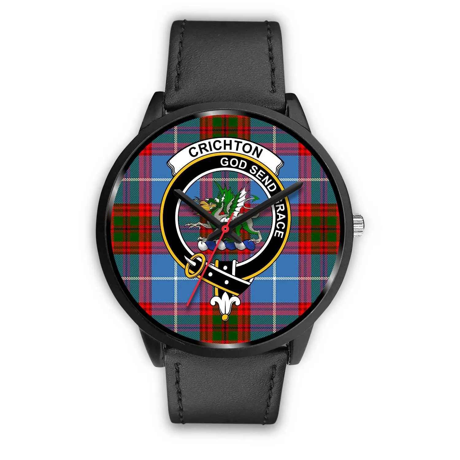 Crichton District Clan Badge Tartan Black Watch