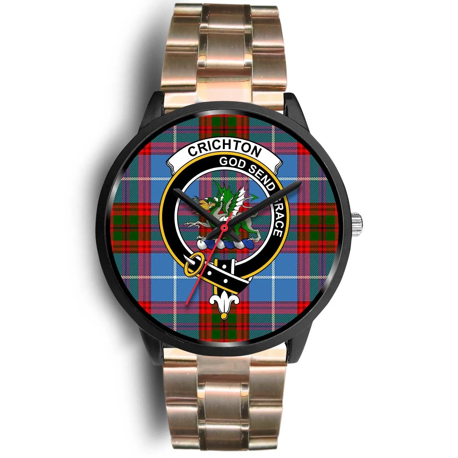 Crichton District Clan Badge Tartan Black Watch