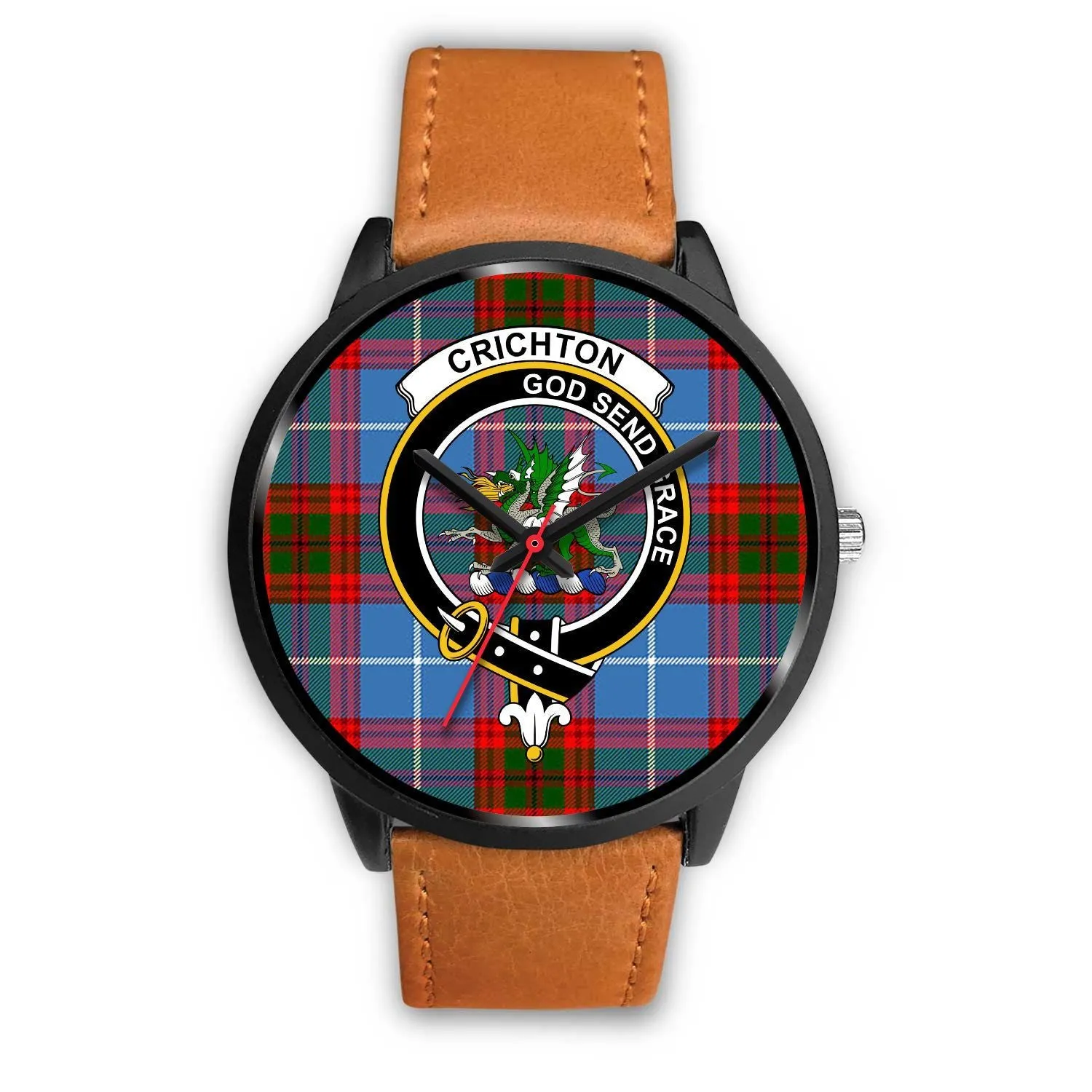 Crichton District Clan Badge Tartan Black Watch